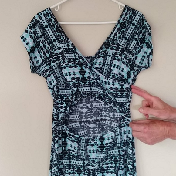 Ultra Flirt Peak A Boo Back Summer Dress Junior XL - Picture 8 of 15